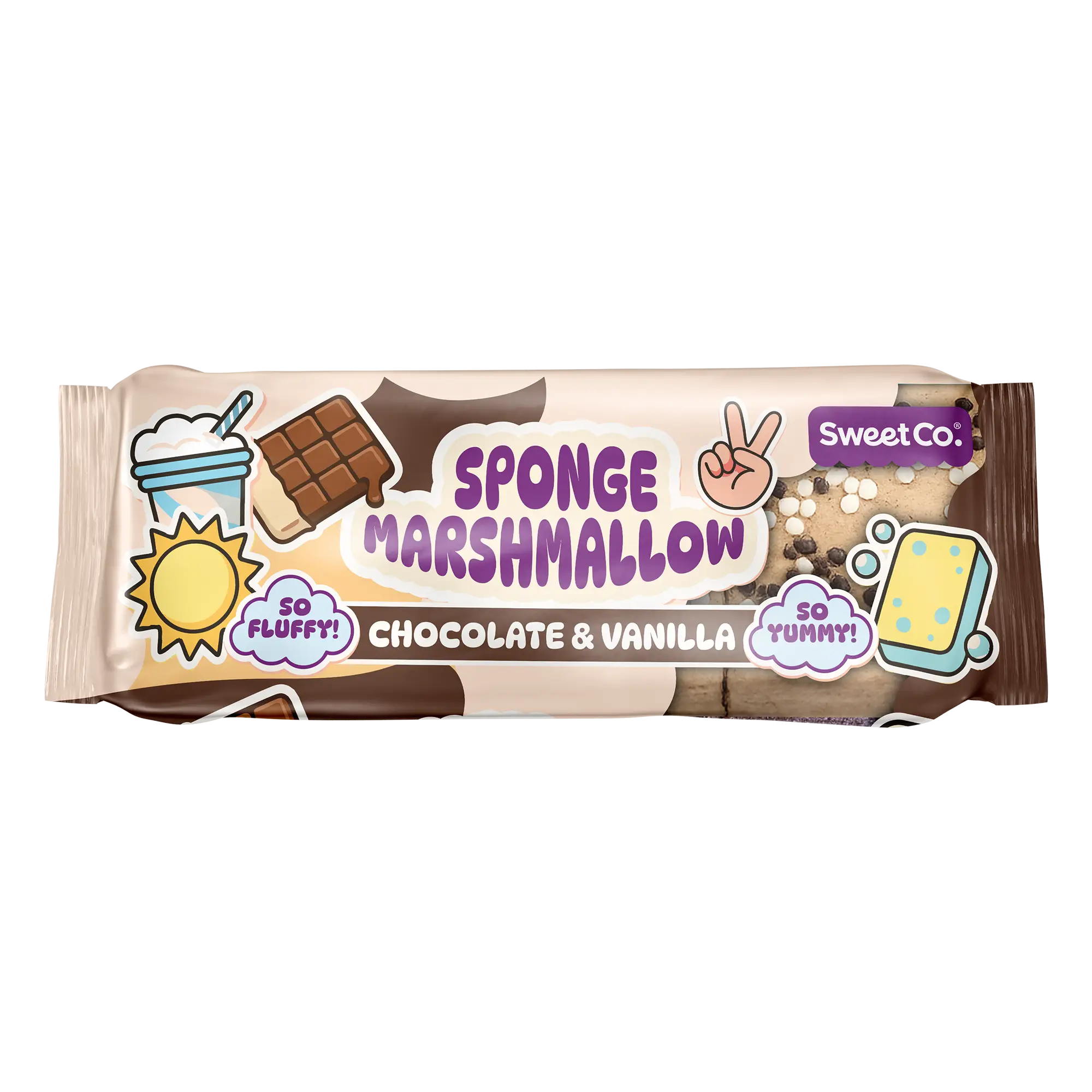 Sponge Marshmallow Chococolate Vanilla