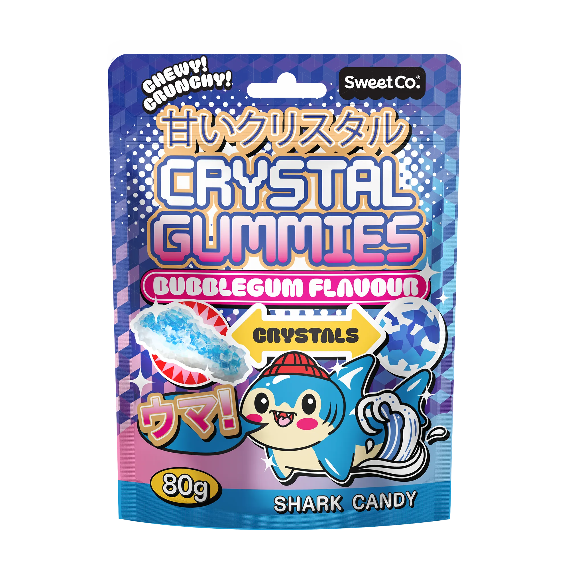 Crystal Gummies Bubblegum Flavour