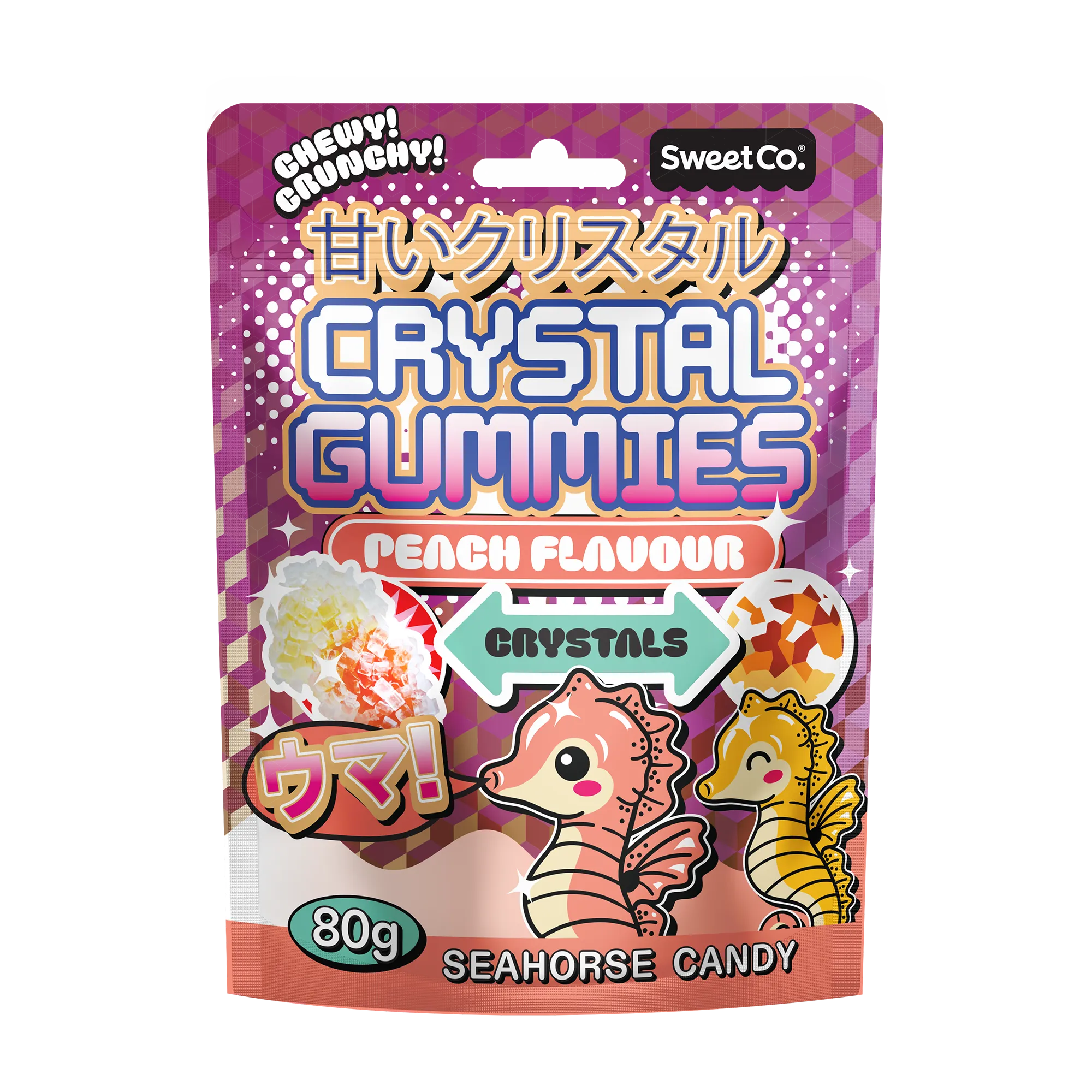 Crystal Gummies Peach Flavour
