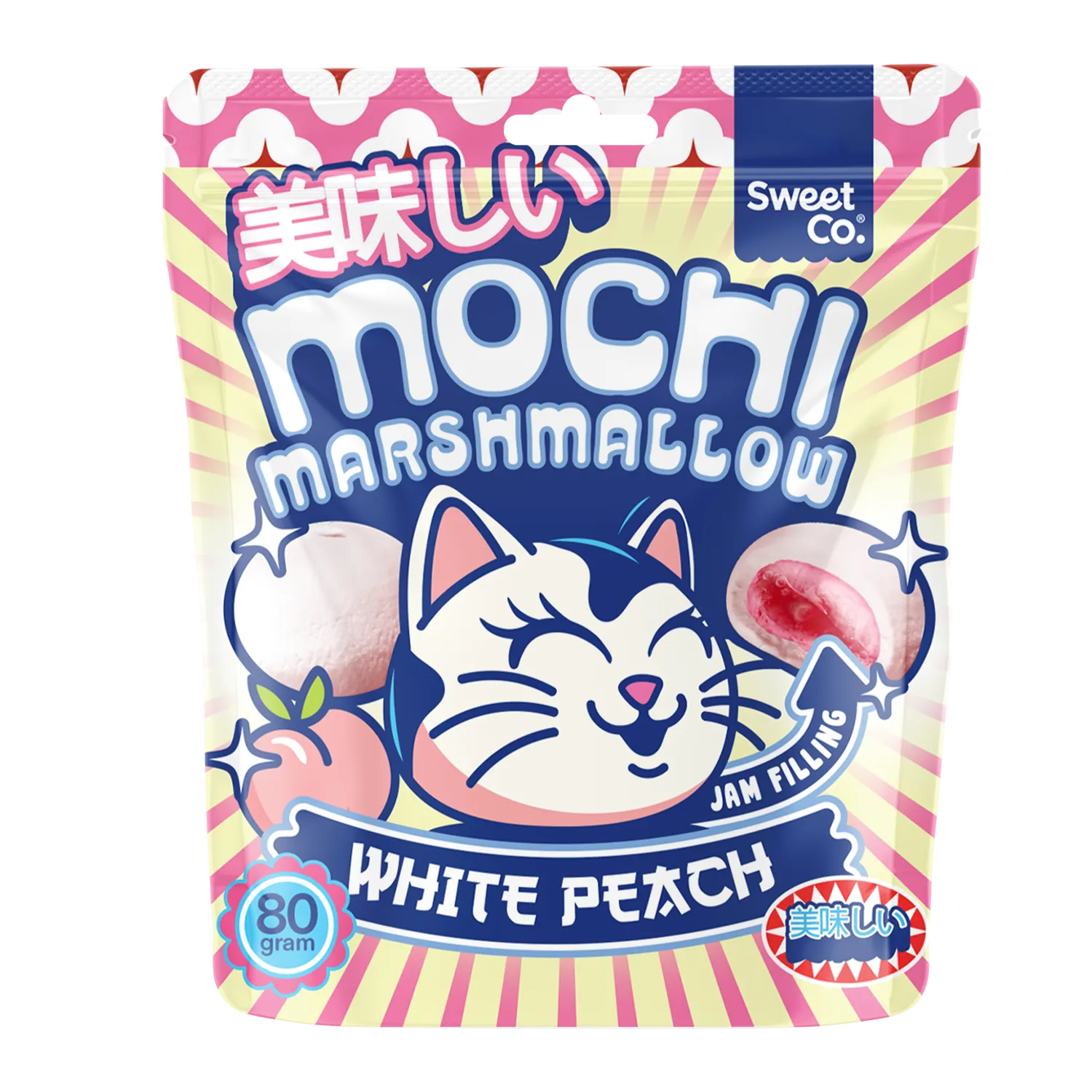 Mochi Marshmallow White Peach
